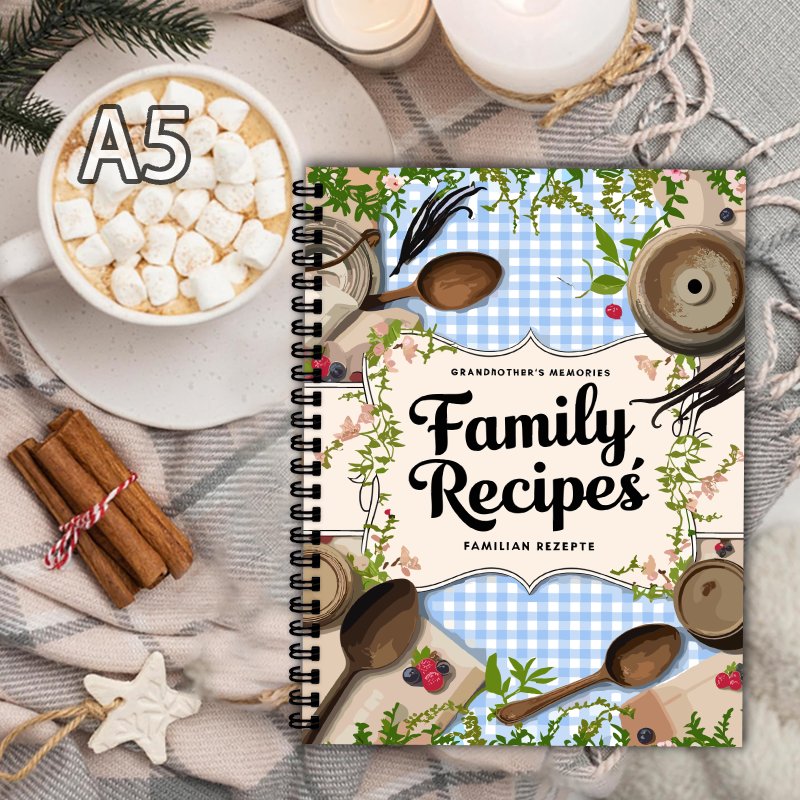 Home Cooking Recipe - A5 Yemek Kitabı, Mavi Izgara, Asma